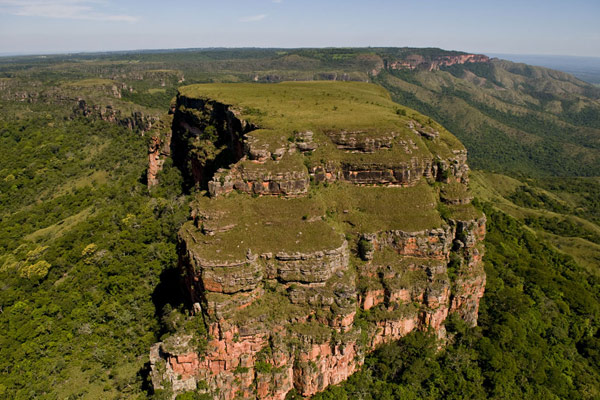 Morro de São Gerônimo in Chapada dos Guimarães national park.